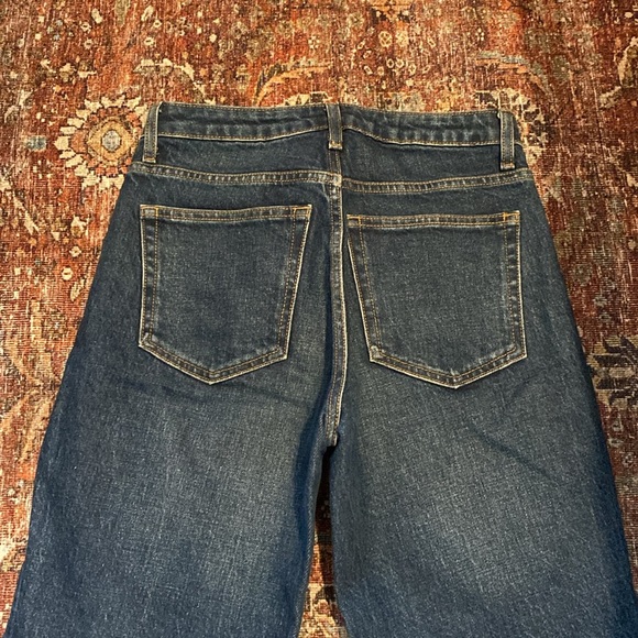 Topshop Straight Fit Full length Jeans. Size 26. Dark Denim. High waisted. Cute! - Picture 6 of 12